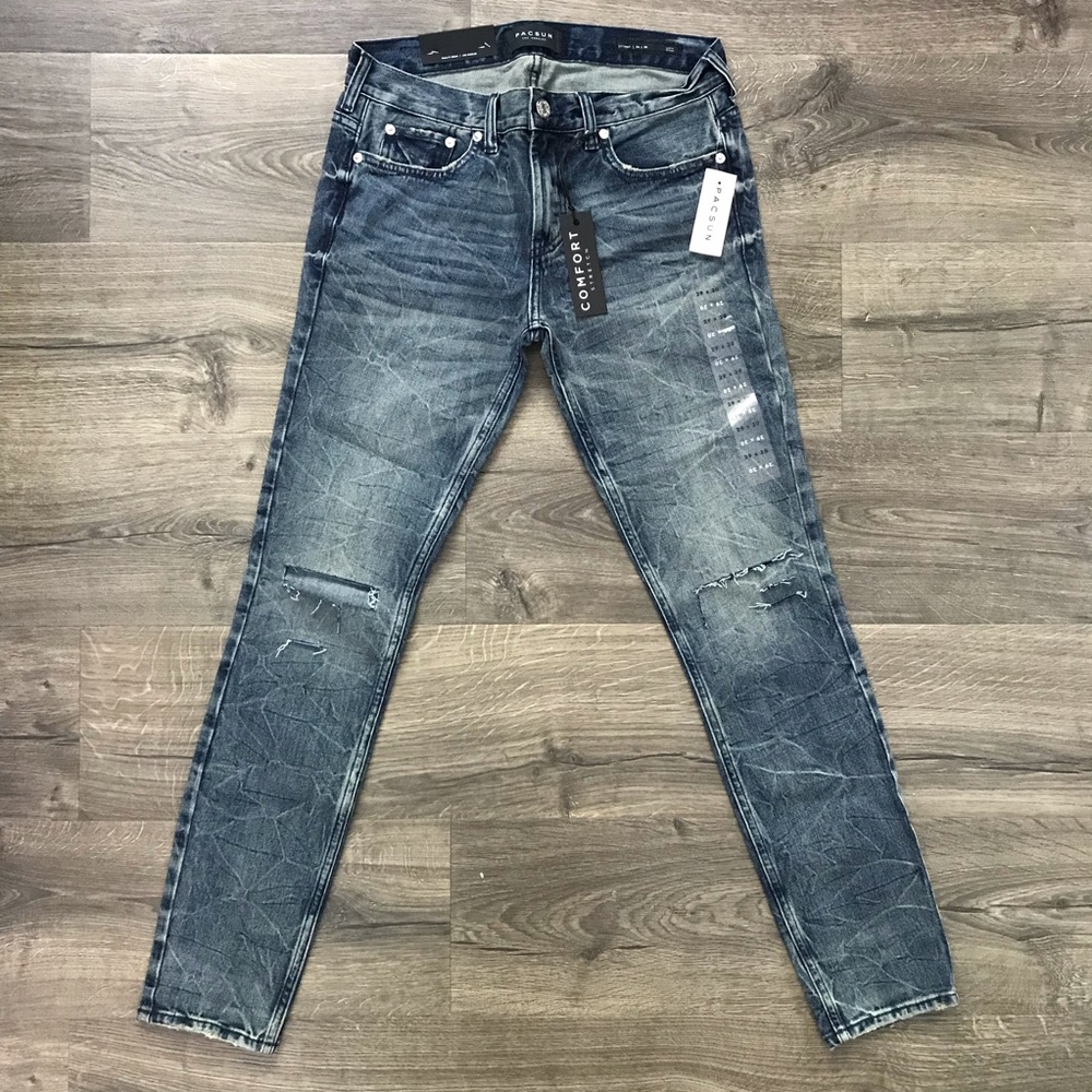 PacSun skinny ripped knee denim jeans, sz 29x30